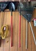 Long Handled tools & Assorted Hardware