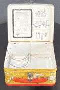 1955 Alladin "Wild Bill Hickock and Jingles" Metal Lunch Box with Thermos