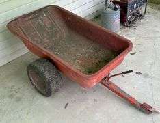Pull type Dump Style Lawn Cart