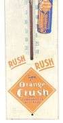 Orange-Crush "Rush, Rush" Thermometer