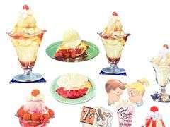 Soda Fountain Carboard Advertising Cutouts