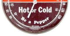 Dr.Pepper "Be a Pepper" Thermometer