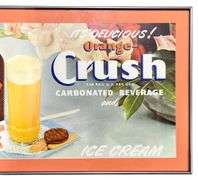 Orange-Crush Framed Advertisement