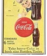 Coca-Cola Framed Advertising