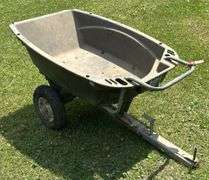 Precision Pull Type Dump Lawn Cart