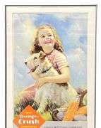 Orange-Crush 1942 Framed Calendar