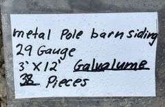 29 Gauge Metal Siding