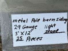 29 Gauge Metal Siding