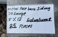 29 Gauge Metal Siding