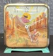 Ingraham Cowboy Themed Alarm Clocks
