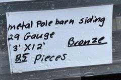 29 Gauge Metal Siding