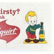 Squirt Soda Thermometer & Carboard Display