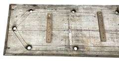 Early Bowling Alley "Bowl for Health" Wooden Sign