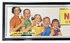 Nehi Drink Menu Sign & Framed Advertisement