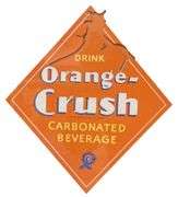 Orange-Crush Framed Advertisement