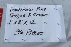Ponderosa Pine Tongue & Groove Siding