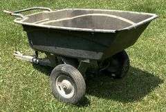 Precision Pull Type Dump Lawn Cart