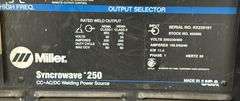 Miller Syncrowave 250 Welder &12V  Battery Charger