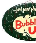 Bubble Up Soda Celluloid Button Sign