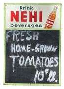 Nehi Drink Menu Sign & Framed Advertisement
