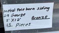 29 Gauge Metal Siding