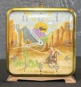 Ingraham Cowboy Themed Alarm Clocks