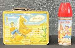 Gene Autry Melody Ranch Tin Lunch Box with Thermos