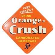Orange-Crush "Feel Fresh" Sign