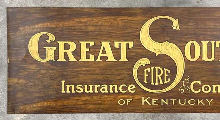 Great Southern Fire Insurance Company of Kentucky Metal Sign