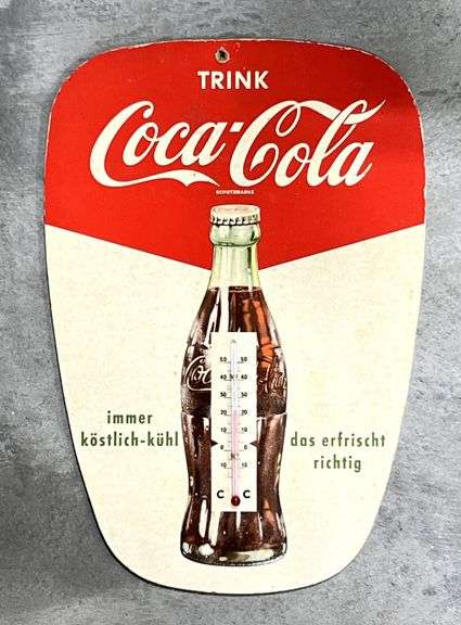 Coca-Cola "Trink Coca-Cola" German Thermometer image