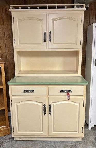 Enamel Top Kitchen Cupboard