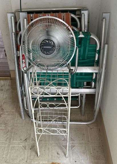 Lawn Chairs & Fan