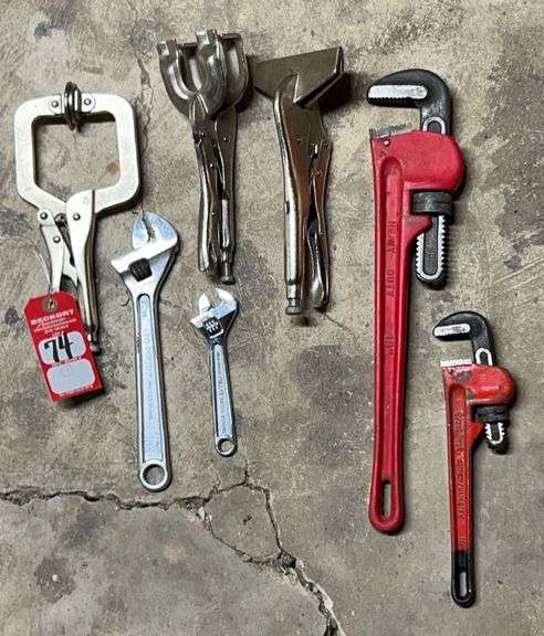 Vise Grips, Pipe Wrenches & Adjustable Wrenches