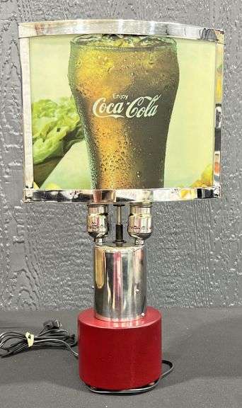 Coca-Cola Lighted Revolving Lamp