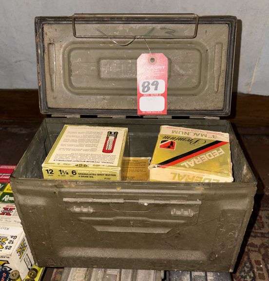 Ammo Boxes & 12 Gauge Shotgun Shells