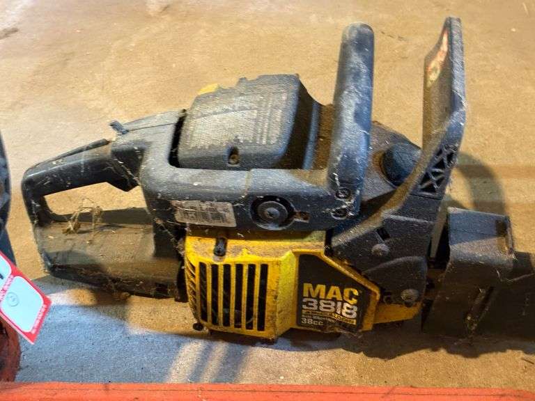 Husqvarna 235 & McCulloch Mac 3818 Gas Powered Chainsaws