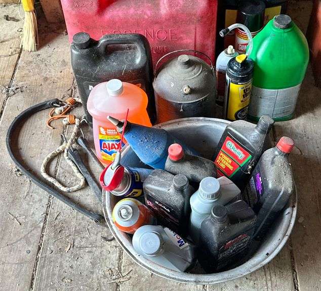 Fuel Cans & Shop Lubricant