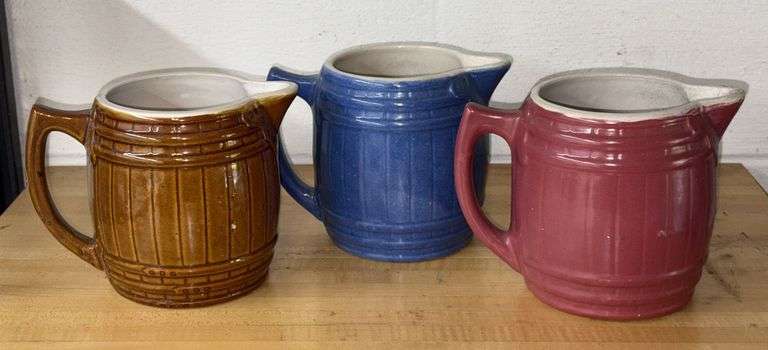 Uhl Pottery Co. Barrel Pitchers image