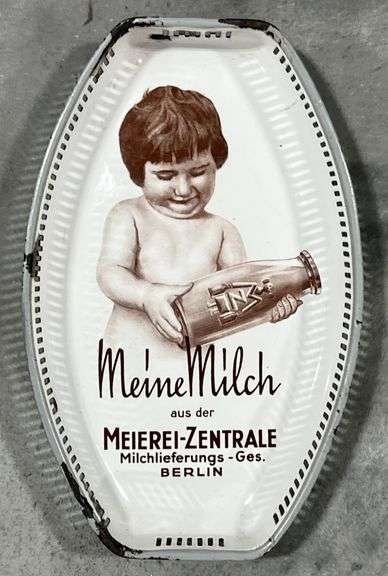Meine Milch Porcelain German Serving Tray image