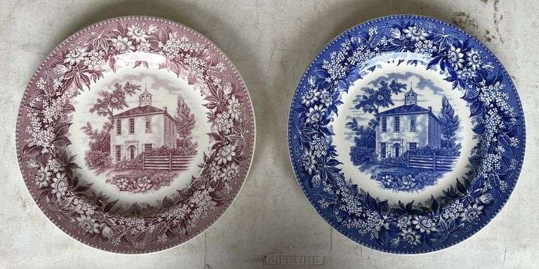 Wedgewood First State Capitol Commemorative Plates