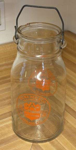Pure Milk Co. "Ashland, KY" One Gallon Glass Milk Bottle