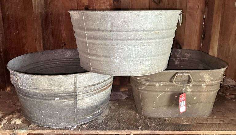 Galvanized Wash Tubs