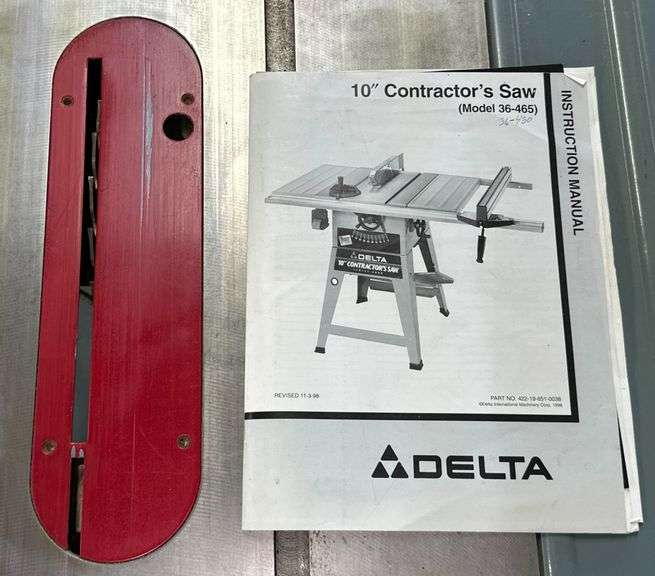Delta 10" Contractors Series 2000 Saw