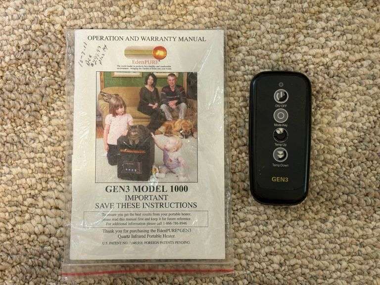 EdenPure Gen3 Portable Electric Heater