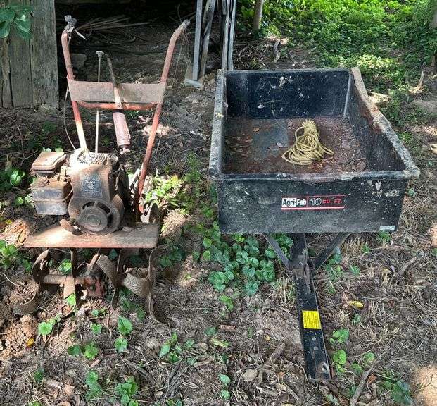 Agrifab Lawn Trailer & Ariens Tiller