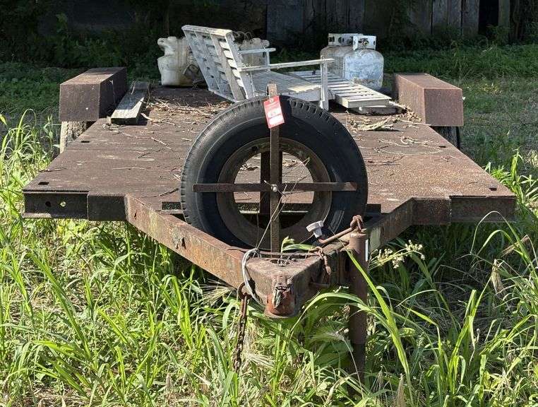 1990 ASM Flatbed Utility Trailer