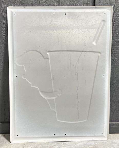 1969 Coca-Cola "Frozen" Metal Sign