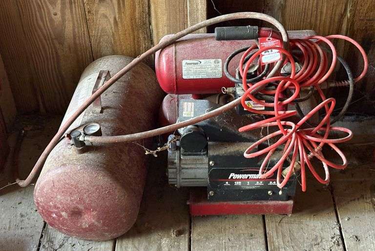 Powermate Air Compressor & Air Tank
