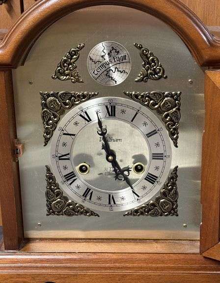 Waltham Cased Mantel Clock