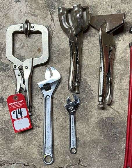 Vise Grips, Pipe Wrenches & Adjustable Wrenches